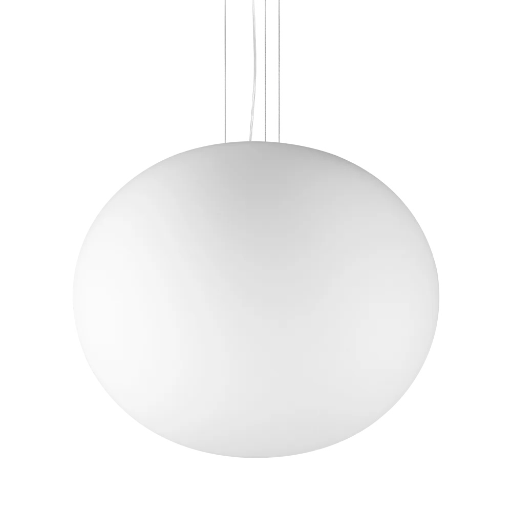 Pendul Cotton D50 1xE27, IP20, alb, Ideal Lux