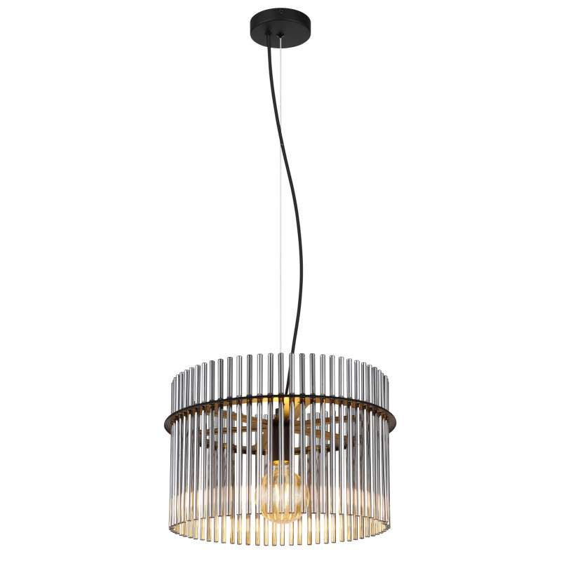 Pendul Gorley 15698H, 1xE27, fumuriu+negru
