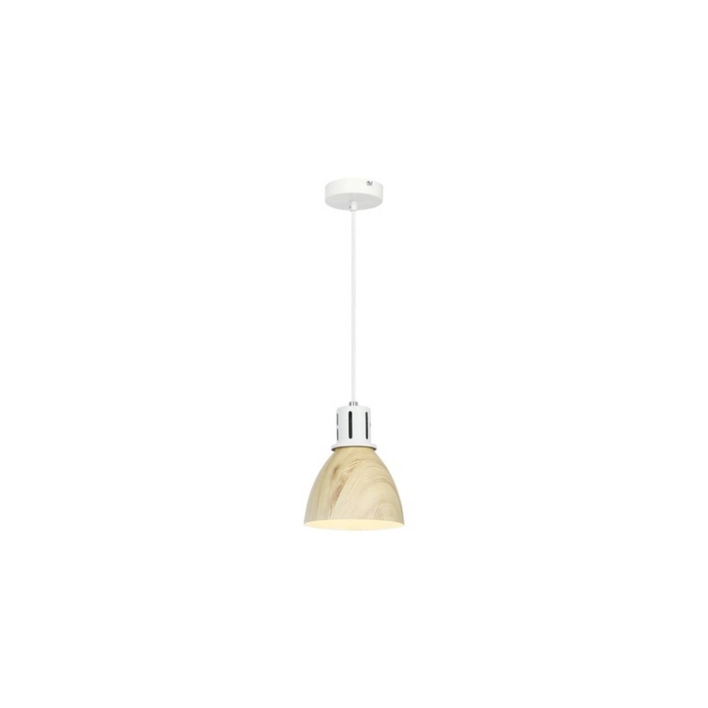 Pendul Krater 1xE27, natur + alb, IP20, Klausen