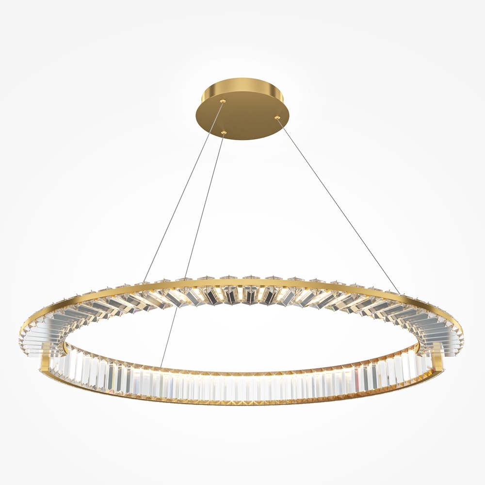 Pendul Krone, 45W, lumina calda (3000K), alama, Maytoni