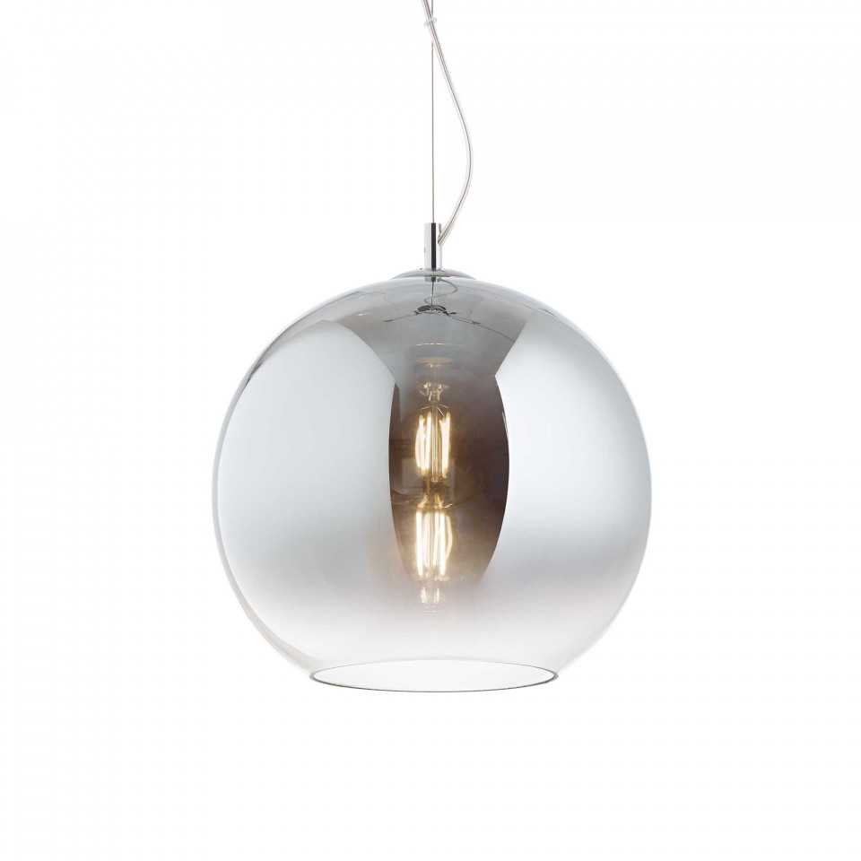 Pendul Nemo 250359, 1xE27, fumuriu, IP20, Ideal Lux