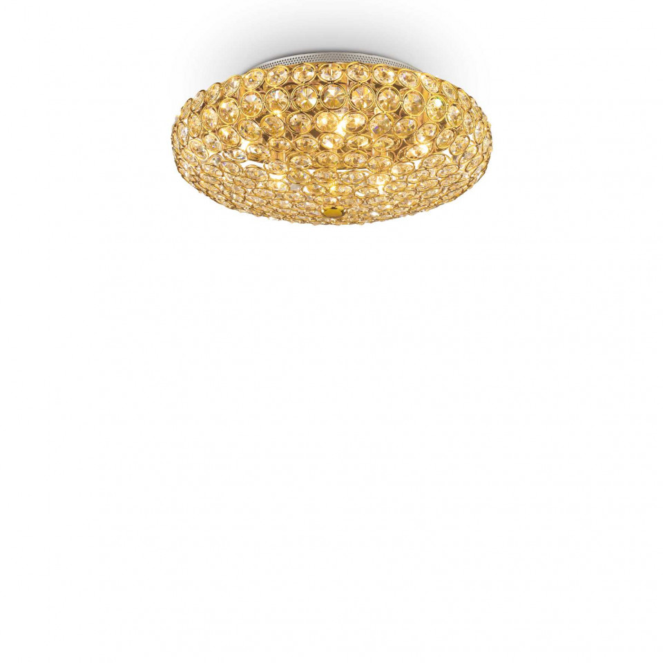 Plafoniera King 073187, 5xG9, aurie, IP20, Ideal Lux