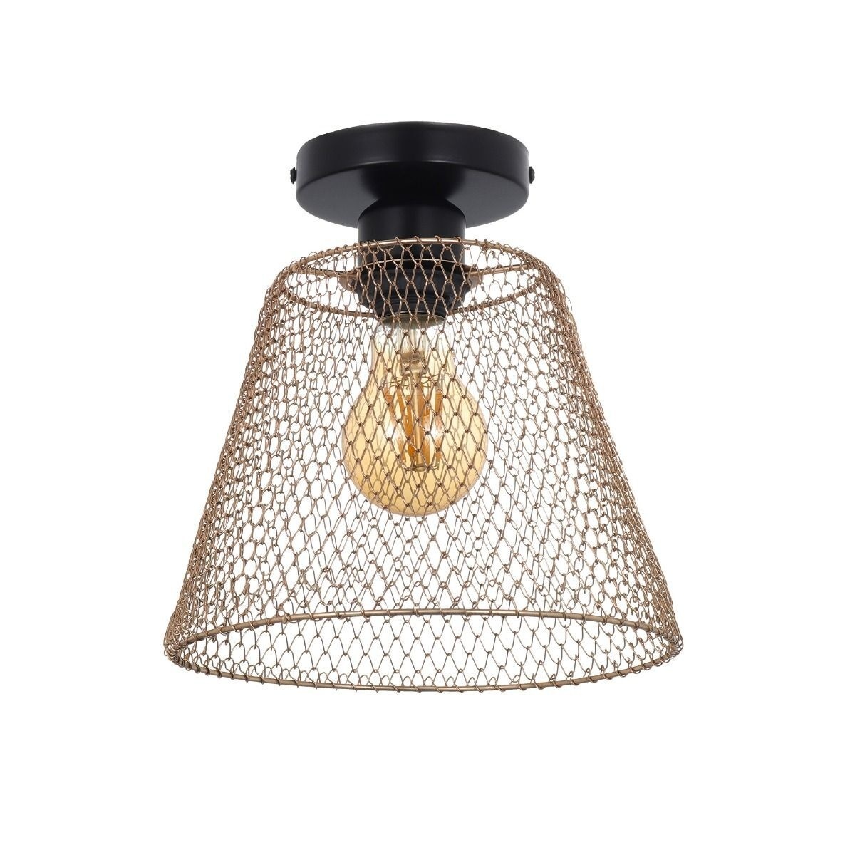 Plafoniera Loana PL1 G, E27, aurie, Klausen
