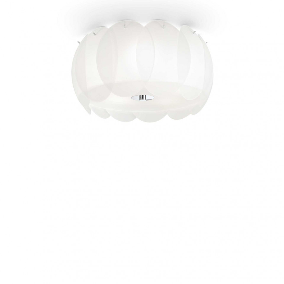 Plafoniera Ovalino 093963, 5xE27, alba, IP20, Ideal Lux