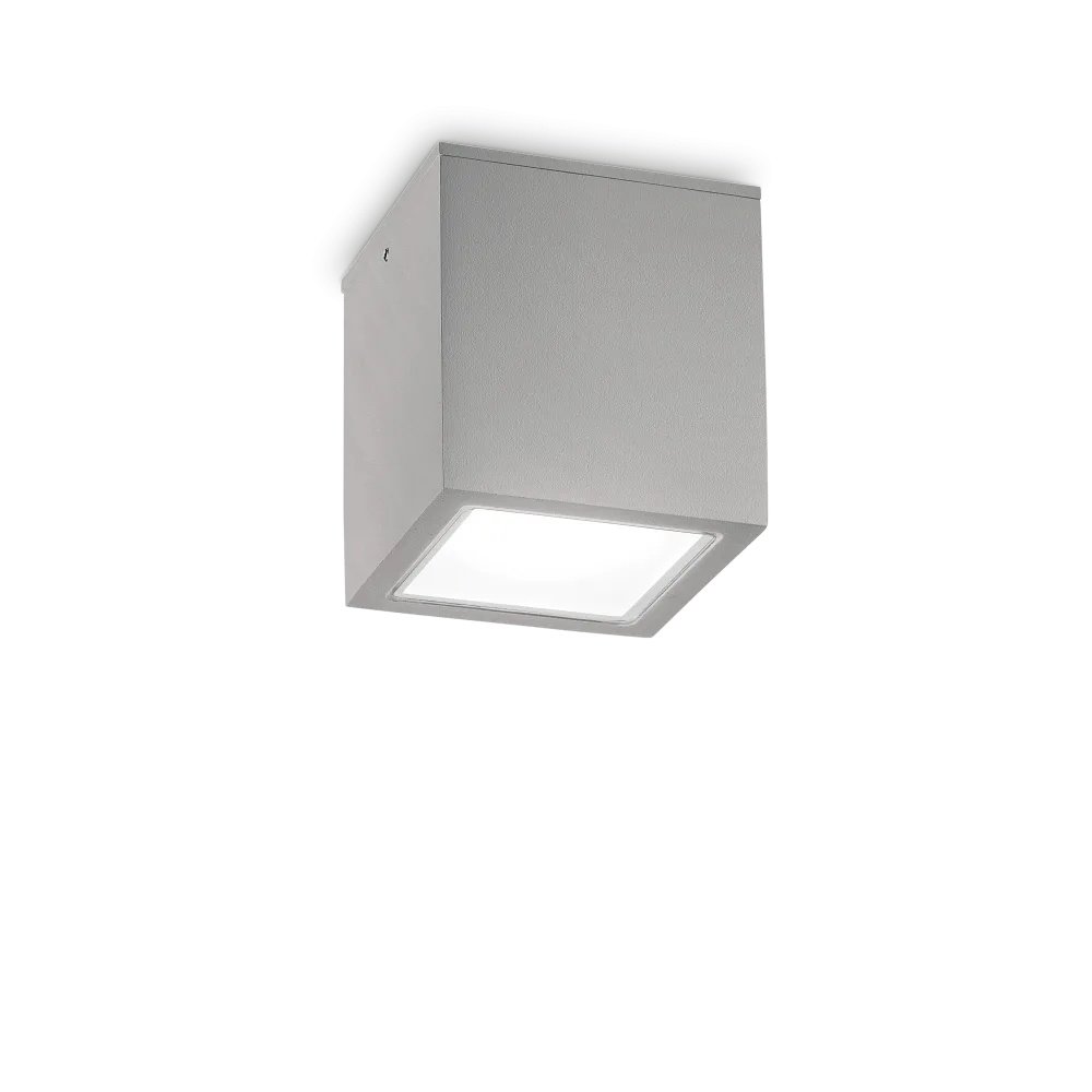 Spot exterior Techo D15, 1xGU10, IP54, gri, Ideal Lux