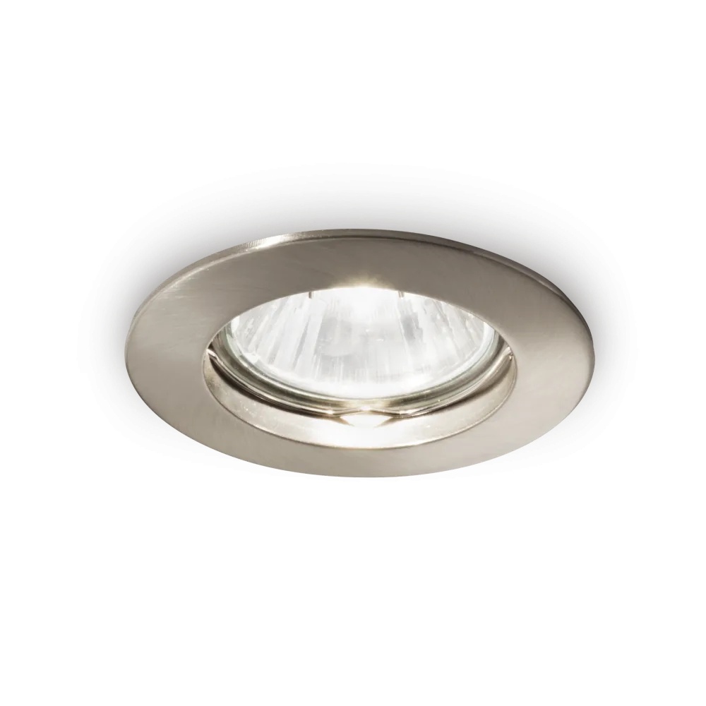Spot incastrat Jazz, 1xGU10, IP20, nichel, Ideal Lux