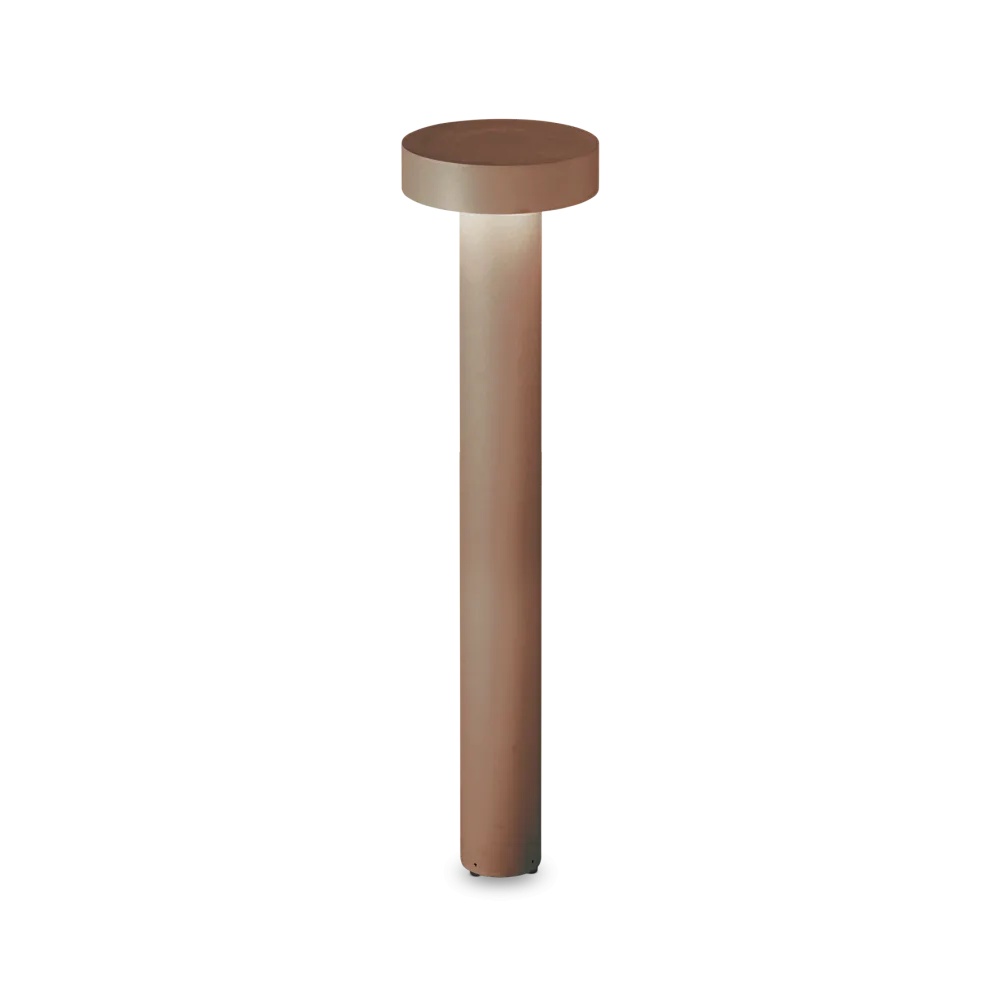 Stalp exterior Tesla H80, 4xG9, IP44, cafeniu, Ideal Lux