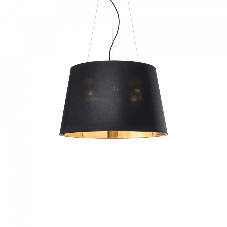 Lustra Nordik 161648, 4xE27, neagra, IP20, Ideal Lux