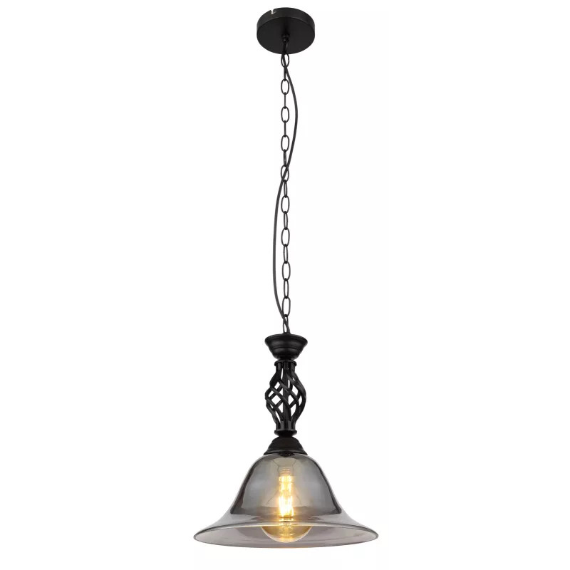 Pendul Gonny 60298H, 1xE27, fumuriu+negru