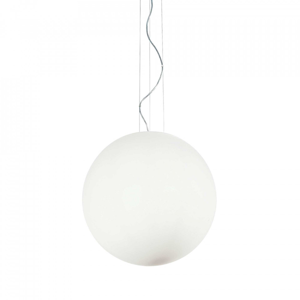 Pendul Mapa Bianco 032122, 1xE27, alb, IP20, Ideal Lux