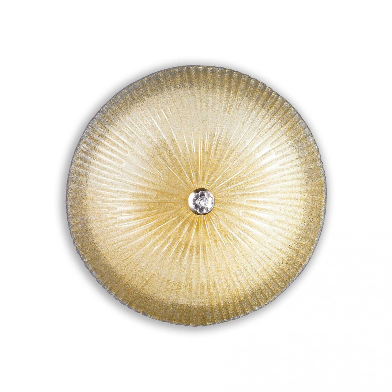 Plafoniera Shell 140193, 6xE27, ambra, IP20, Ideal Lux