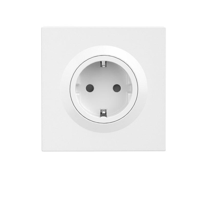 Priza simpla Fusion WS01STPF-E, 16A, alba, Sonoff