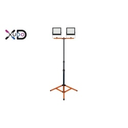 Set 2x proiectoare LED 2x100W, 20000lm, stativ, IP65, Masterled