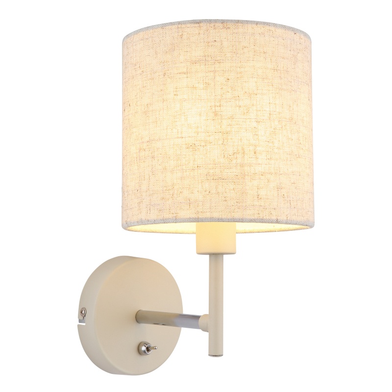 Aplica Deleon, 1xE14, IP20, nisip/crom, Globo Lighting