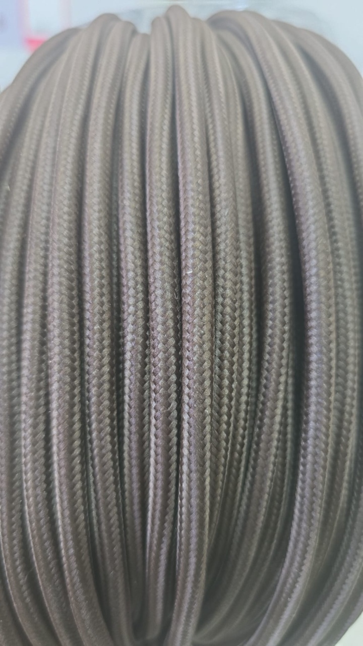 Cablu Textil Ciocolata 2x0,75