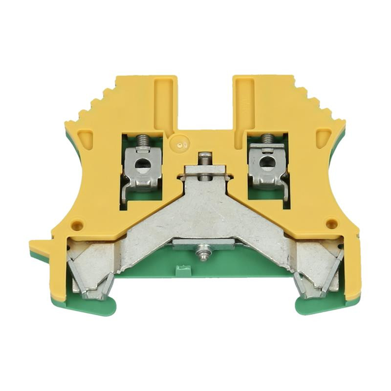 Clema pe sina 2.5mm, galben-verde, Weidmuller