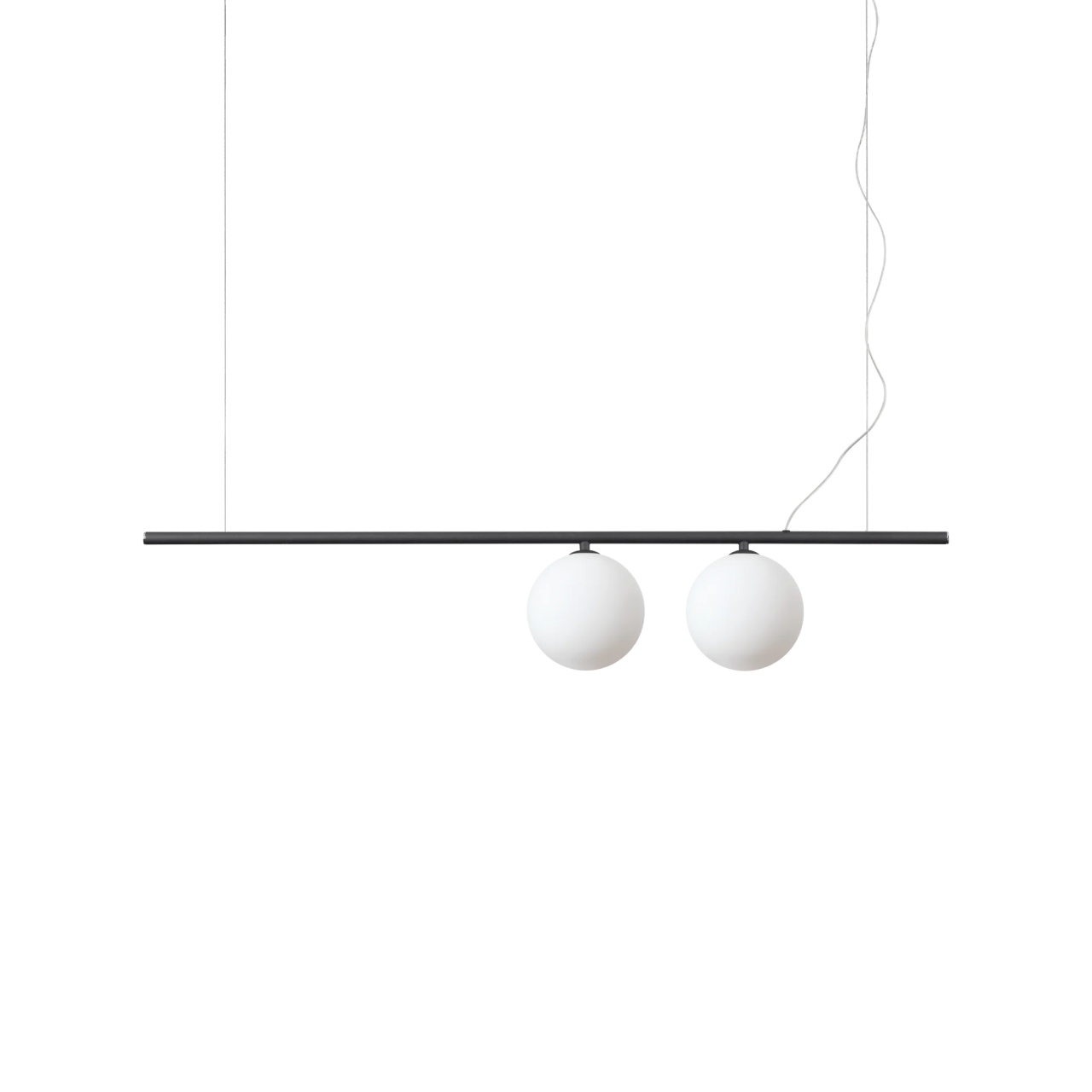Lustra Perline, 2xG9, IP20, neagra, Ideal Lux
