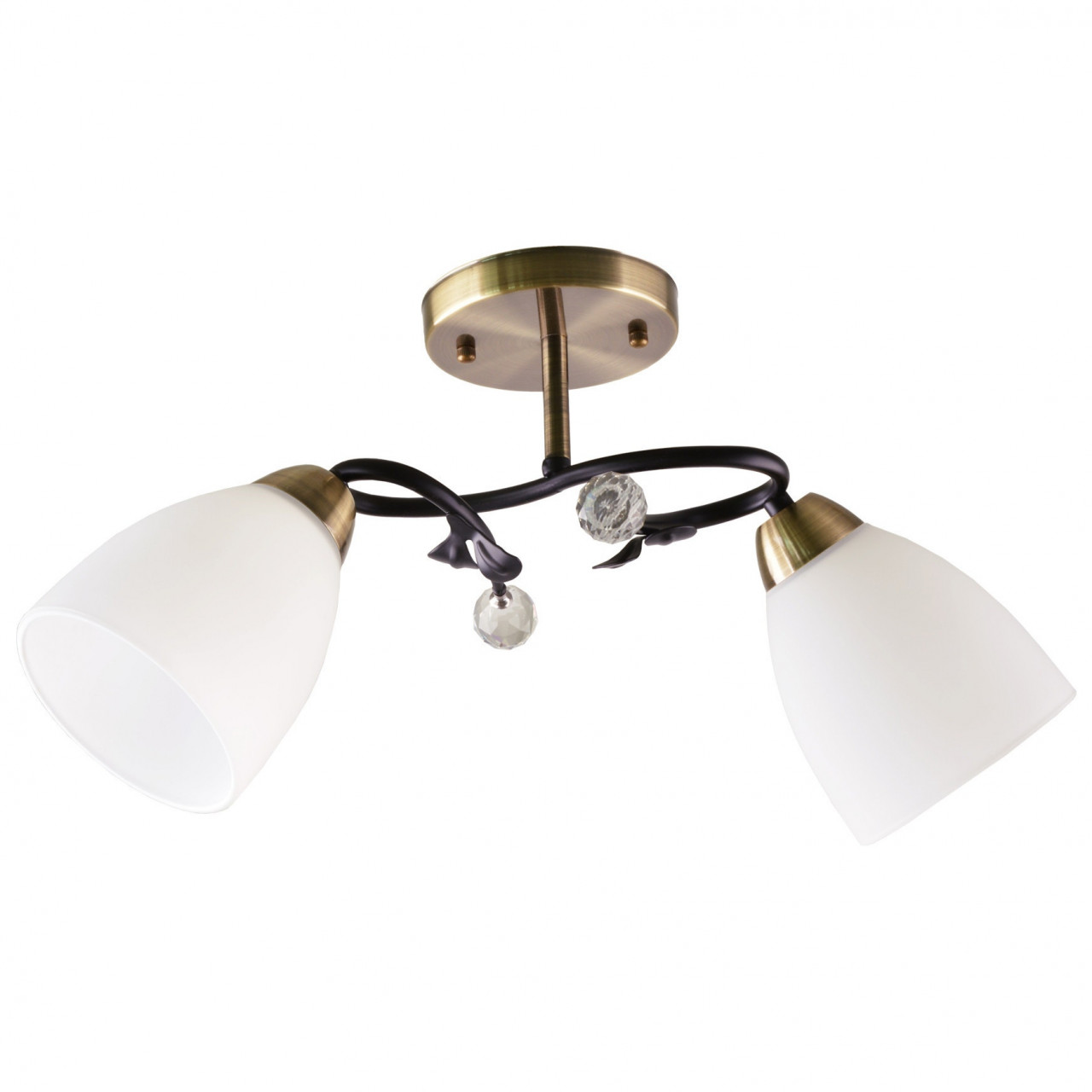Lustra Simpi LY-3488, 2xE27, alba+bronz, IP20, Klausen