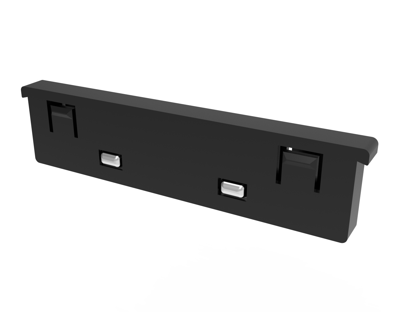 Modul pentru sina magnetica M05, negru, Optonica