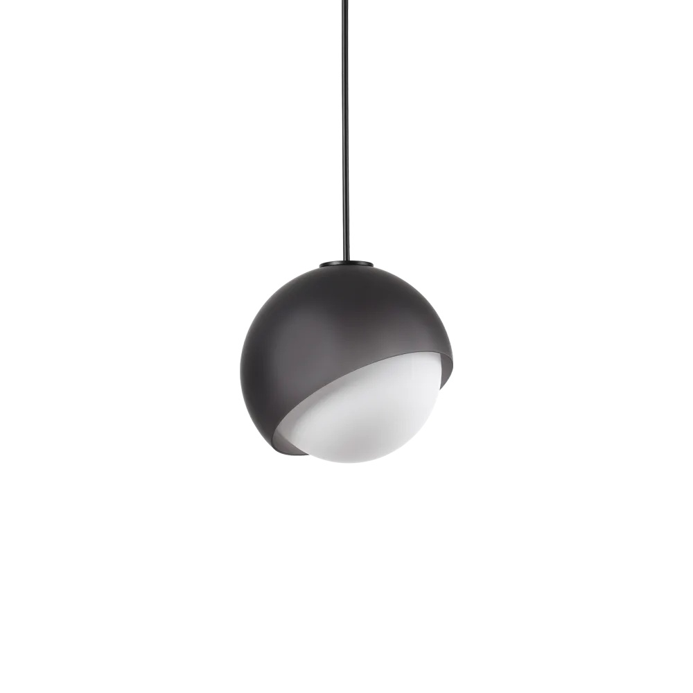 Pendul Bloom D22 1xE27, IP20, negru, Ideal Lux