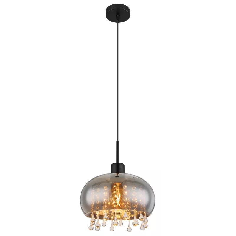 Pendul Corry 15839H1, 1xE27, fumuriu+negru
