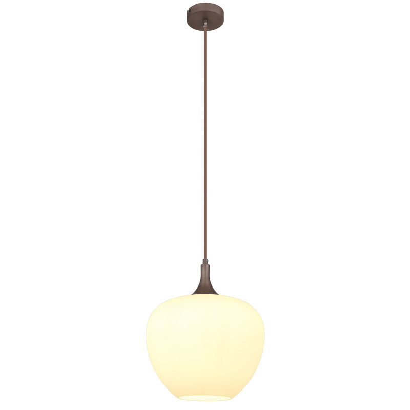Pendul Maxy 15548H1C, 1xE27, maro+alb