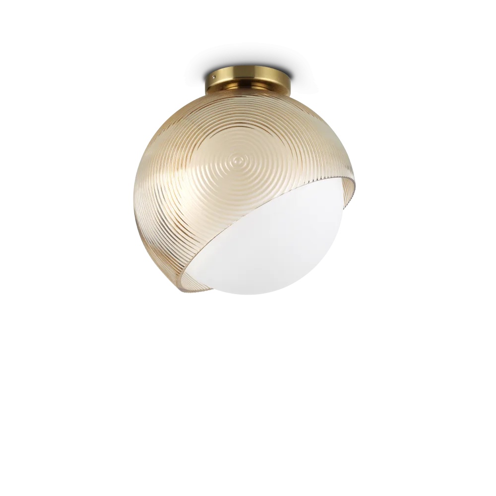 Plafoniera Bloom D30 1xE27, IP20, aurie, Ideal Lux