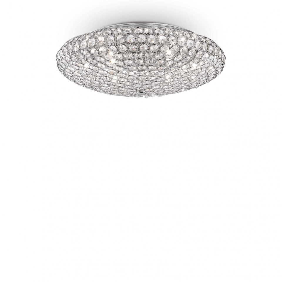 Plafoniera King 073255, 9xG9, aurie, IP20, Ideal Lux