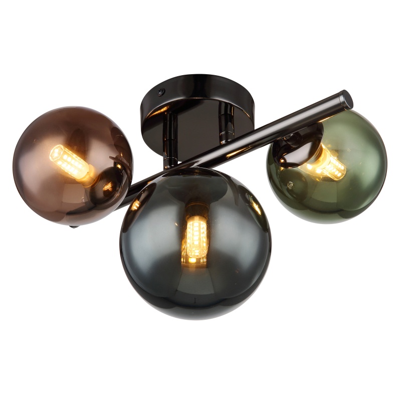 Plafoniera Riha 3xG9, IP20, gri mat, Globo Lighting
