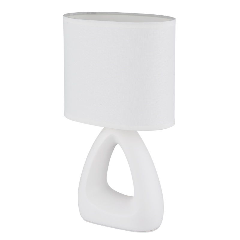 Veioza Triangle 1xE14, IP20, alba, Globo Lighting