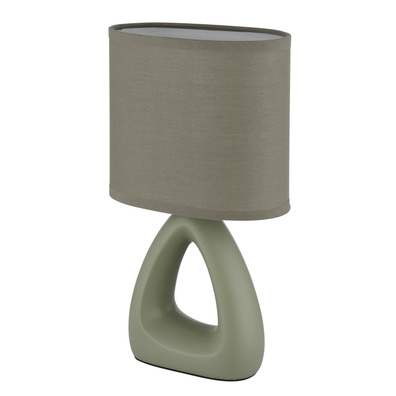 Veioza Triangle 1xE14, IP20, verde, Globo Lighting