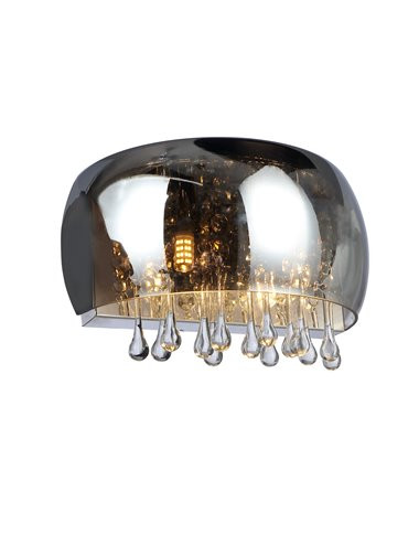 Aplica Kalla 15809W, 2xG9, fumurie, IP20, Globo