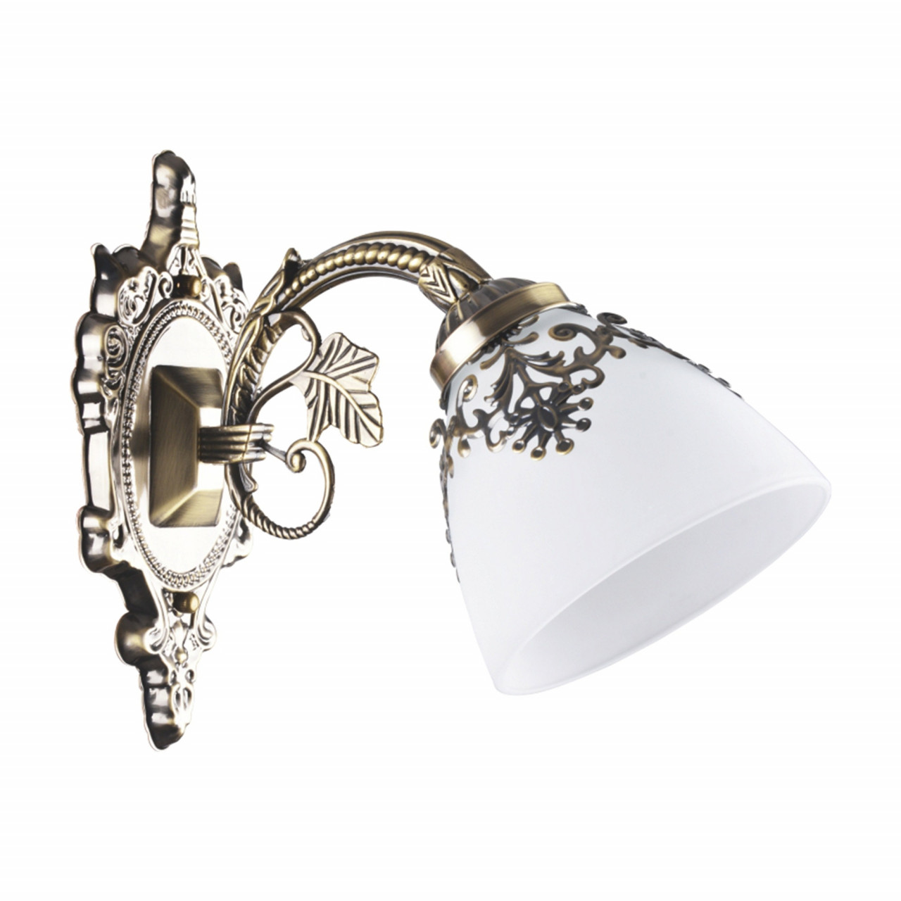 Aplica Prato LY-3227, 1xE27, bronz+alba, IP20, Klausen