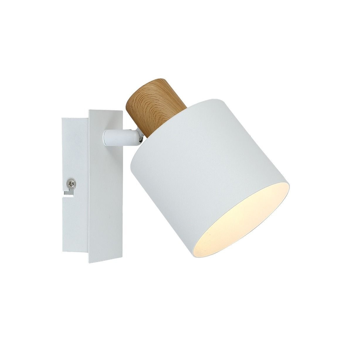 Aplica Whitish AP1, E27, alba, Klausen