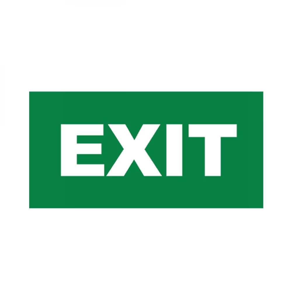 Autocolant EXIT, pentru lampi BC14-01100, Braytron