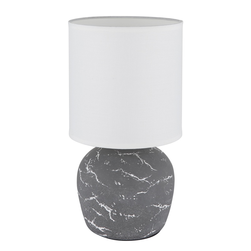 Lampa de masa Marble 1xE14, IP20, gri, Globo Lighting