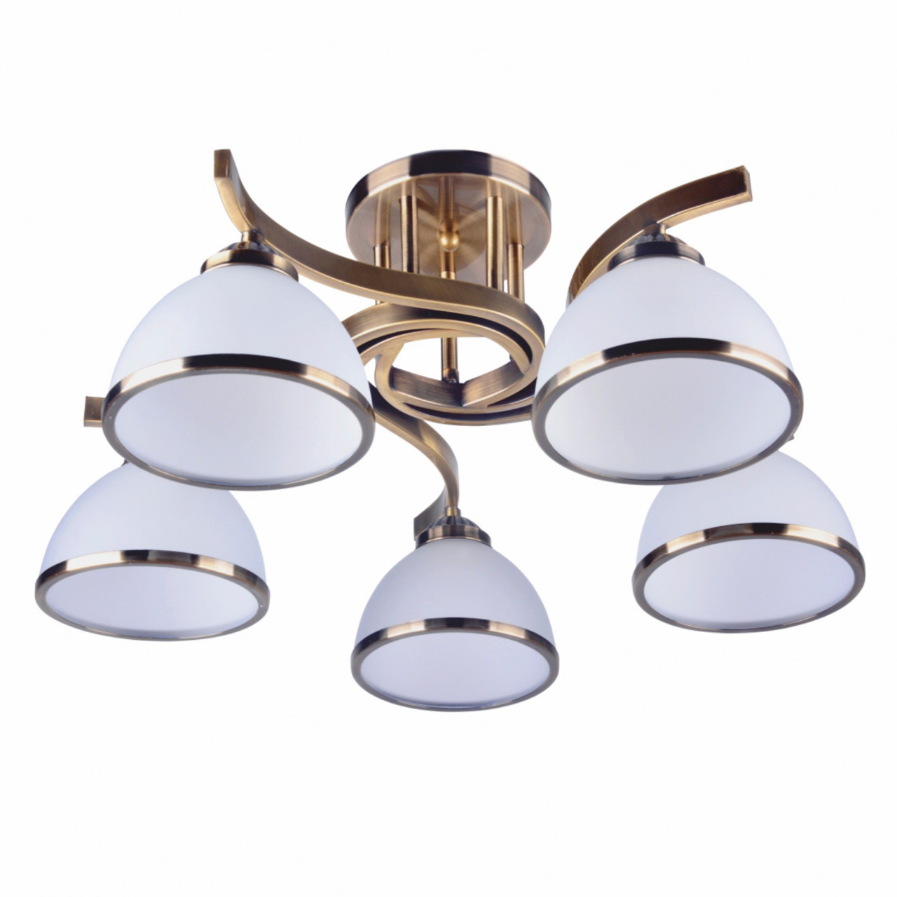 Lustra Darla LY-3210, 5xE27, alba+bronz, IP20, Klausen