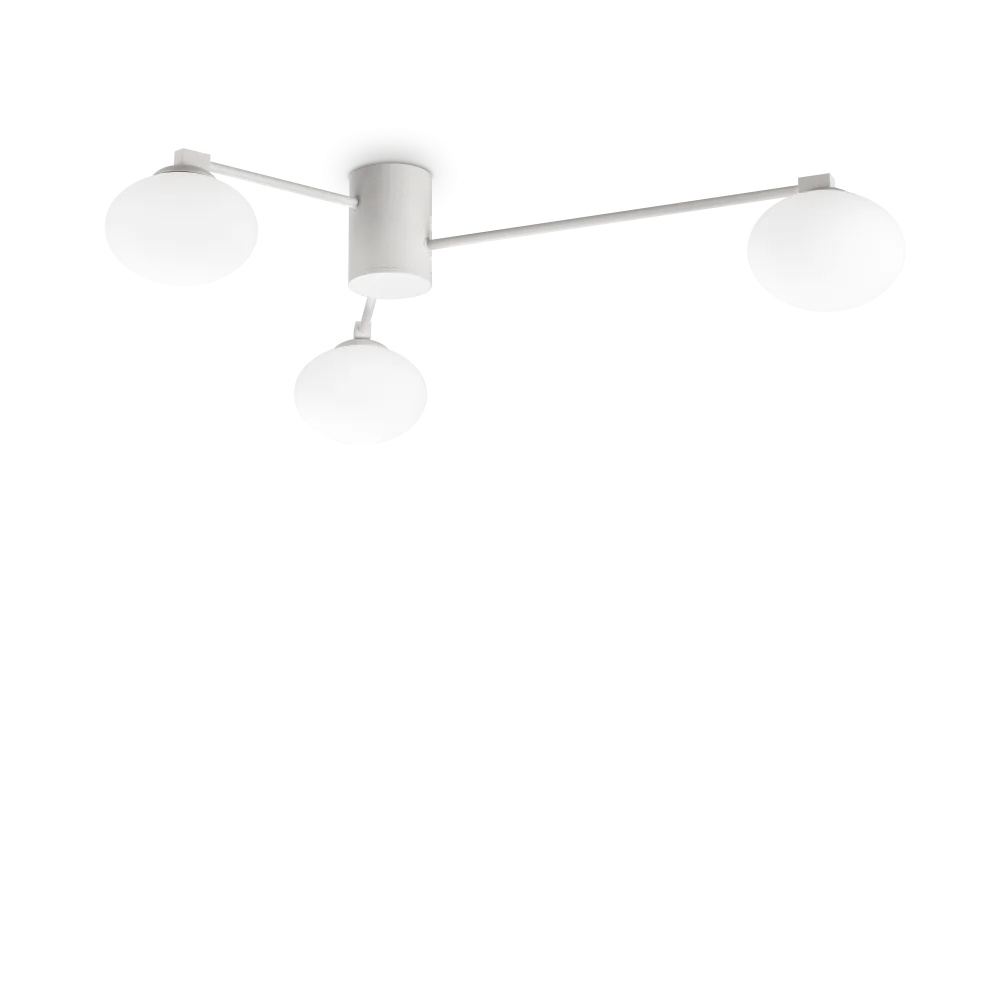Lustra Hermes 3xG9, Ø900mm, IP20, alba, Ideal Lux
