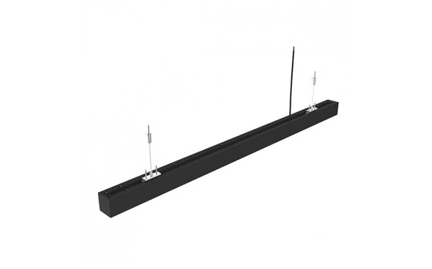 Lustra LED Optonica, 40W, 4000K, neagra