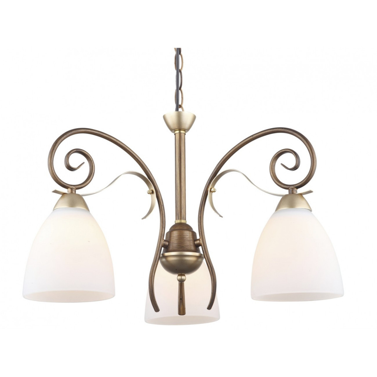 Lustra Nobile KL6402, 3xE27, bronz+alba, IP20, Klausen