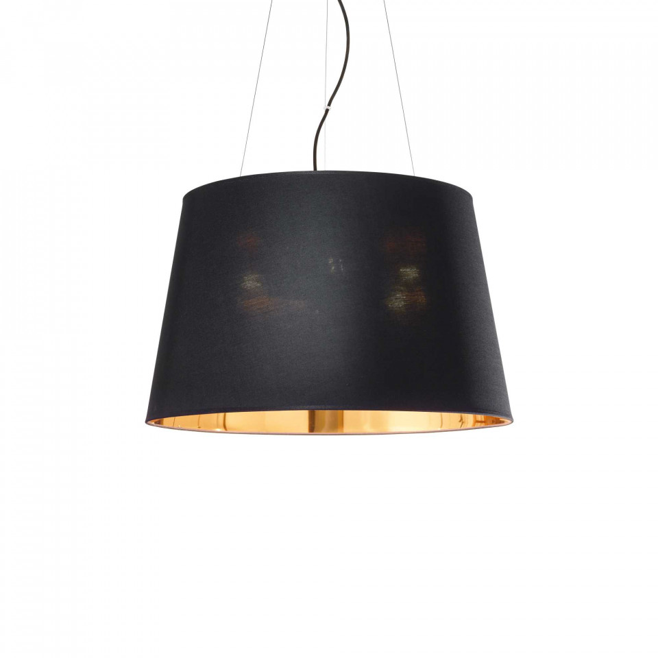 Lustra Nordik 161662, 6xE27, neagra, IP20, Ideal Lux