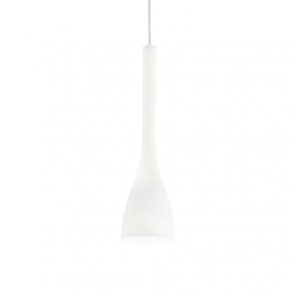 Pendul Flut Small, 035697, 1xE27, alb, IP20, Ideal Lux