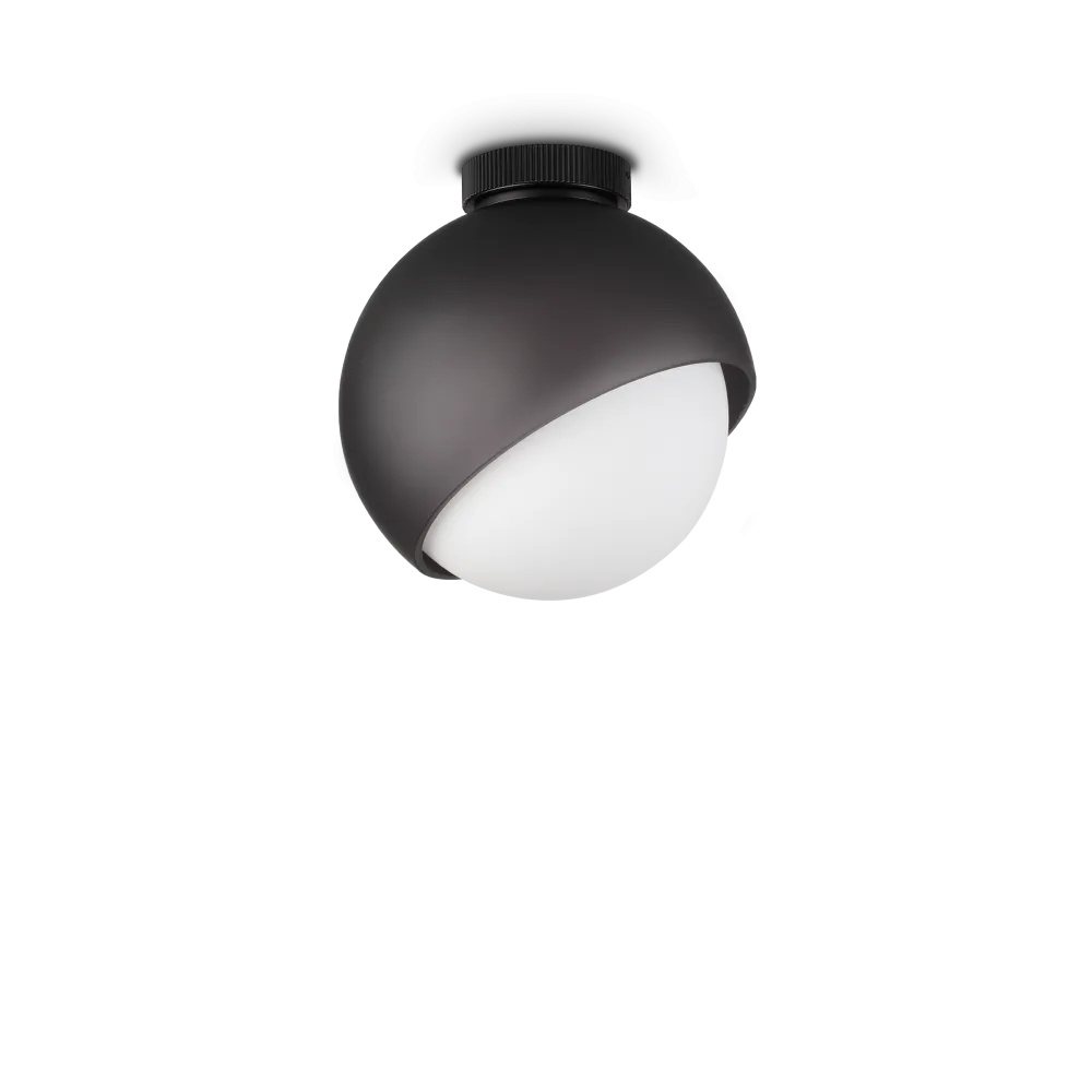 Plafoniera Bloom D22 1xE27, IP20, neagra, Ideal Lux