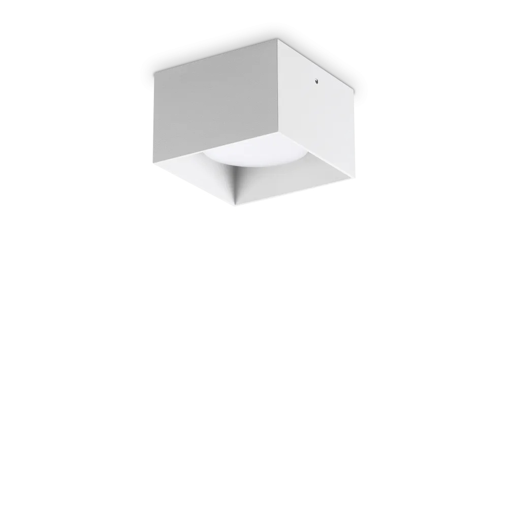 Spot aplicat patrat Spike, 1xGX53, IP20, alb, Ideal Lux
