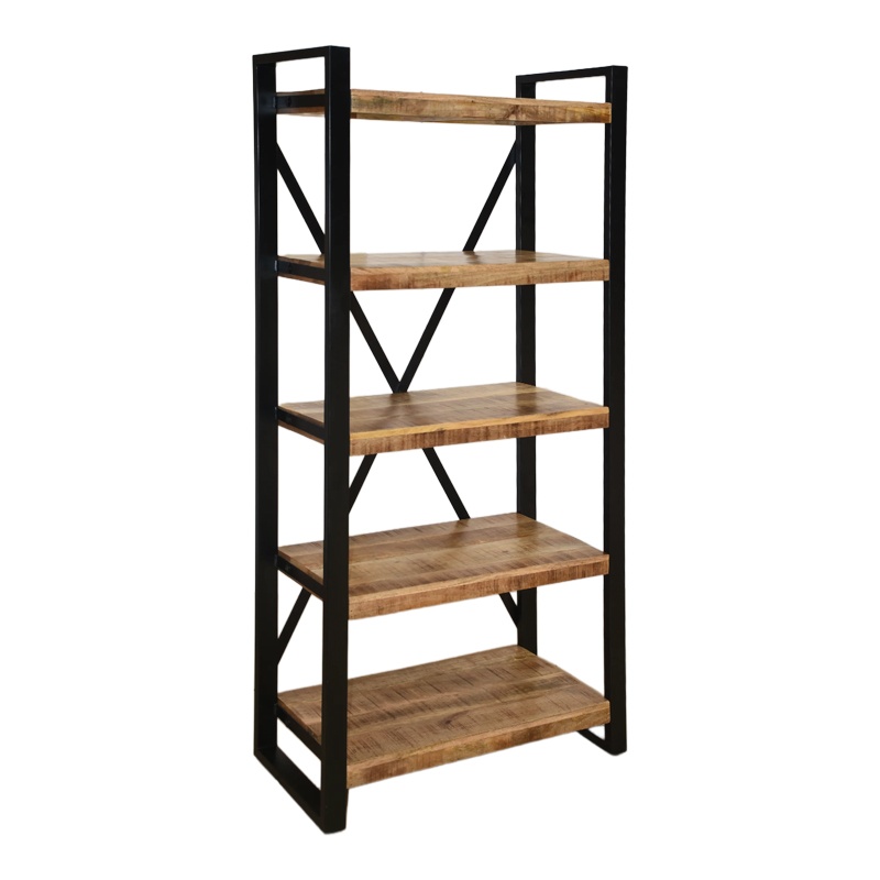 Biblioteca Miles Natural 80x40x180 cm