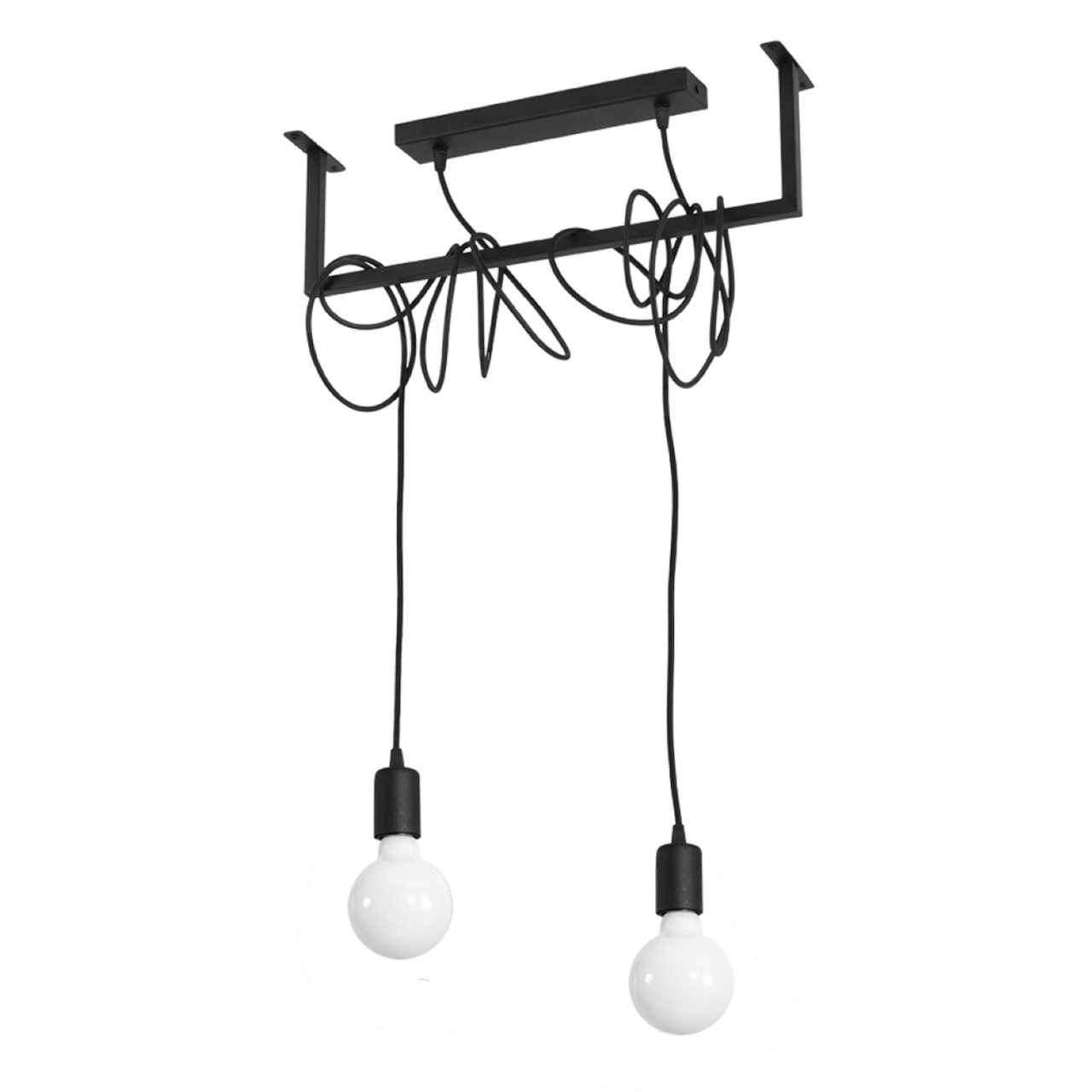 Candelabru Salamanca Negru 50x10x150 cm