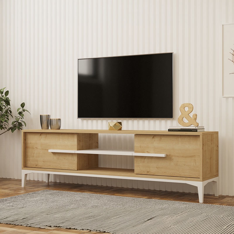 Comoda TV, Eslem, Pako, Natural 160x34.6x48.1 cm