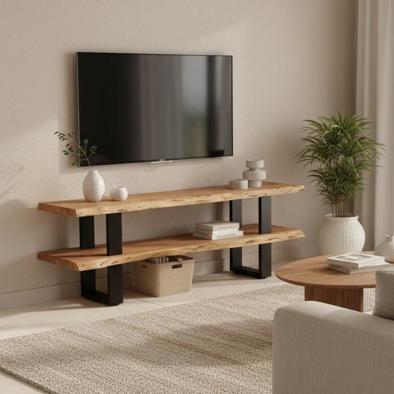 Comoda TV, Fuji, Natural, 140x40x52 cm