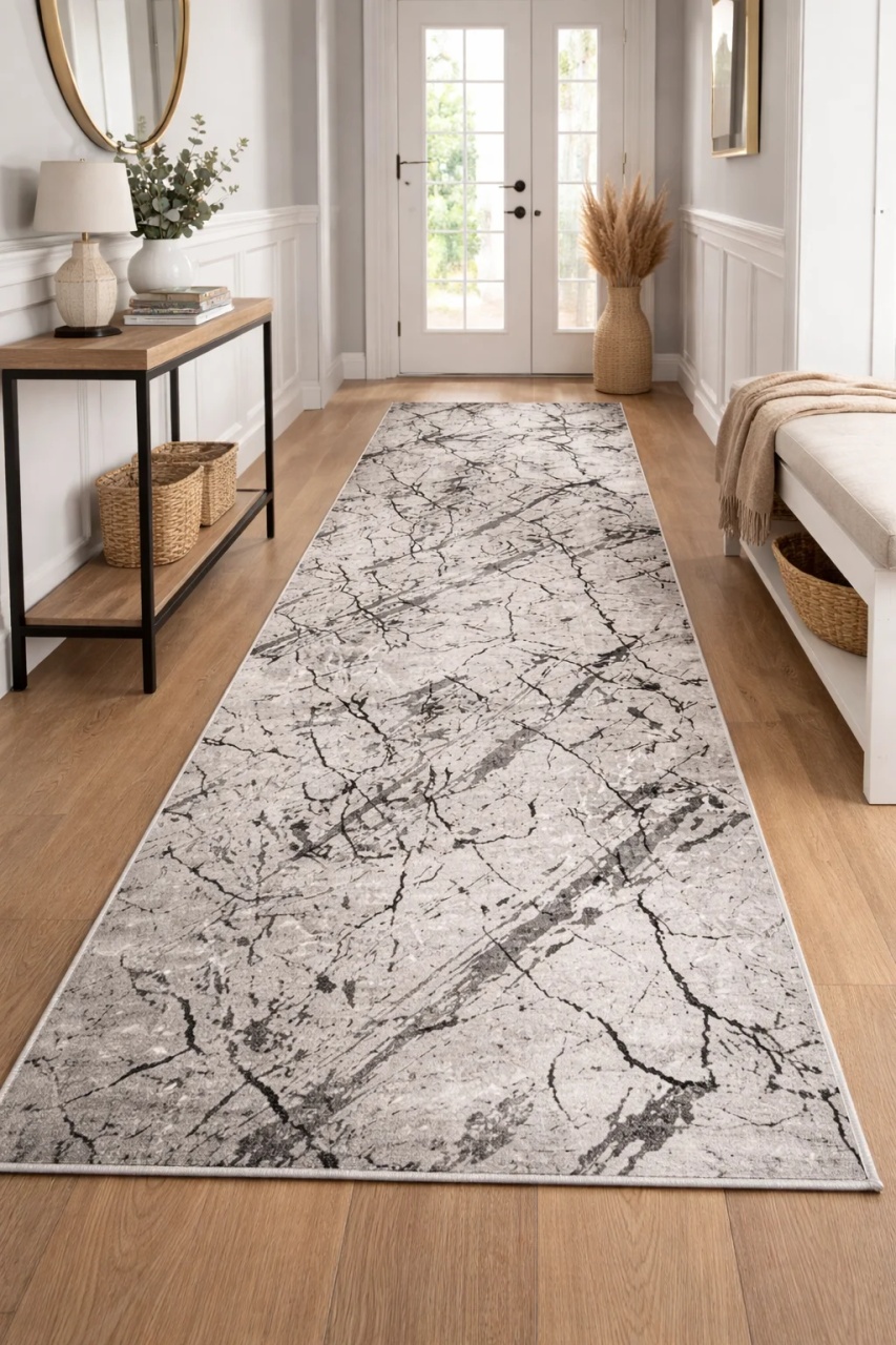 Covor Traversa, Cappuccino, Gri, 80x700 cm, Delta 16132