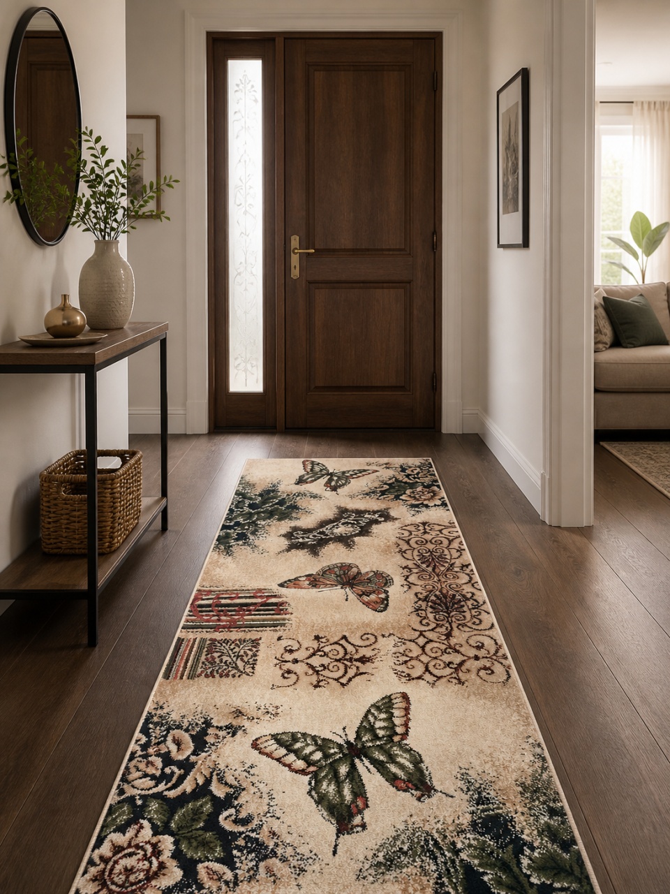 Covor Traversa, Lotos, Bej, 60x600 cm, Delta 1607